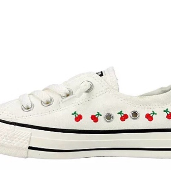 Converse All Star Chuck Taylor Shoreline Slip-on Shoes Women's Cherries 7/7.5 - Picture 7 of 15